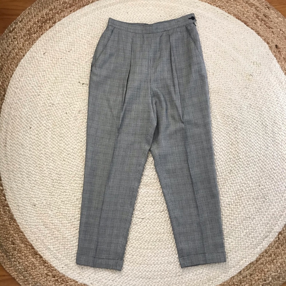 Lauren Ralph Lauren • Gray Plaid Pants